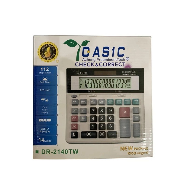 ماشینحساب کاسیک DR2140TW-112 – گارانتی ۱ ساله