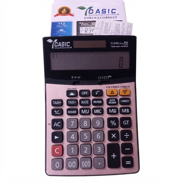 ماشینحساب کاسیک DJ-240D Plus – گارانتی ۱ ساله