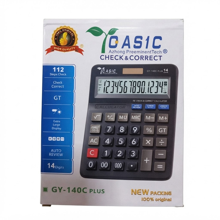 ماشینحساب کاسیک GY-140C Plus – گارانتی ۱ ساله